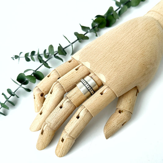 Made to Order : Adjustable Silver Cigar Ring