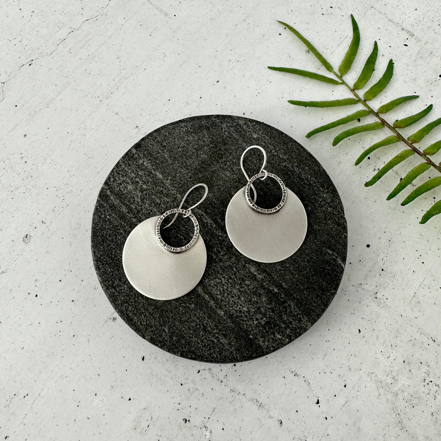 Sterling Silver Statement Earrings