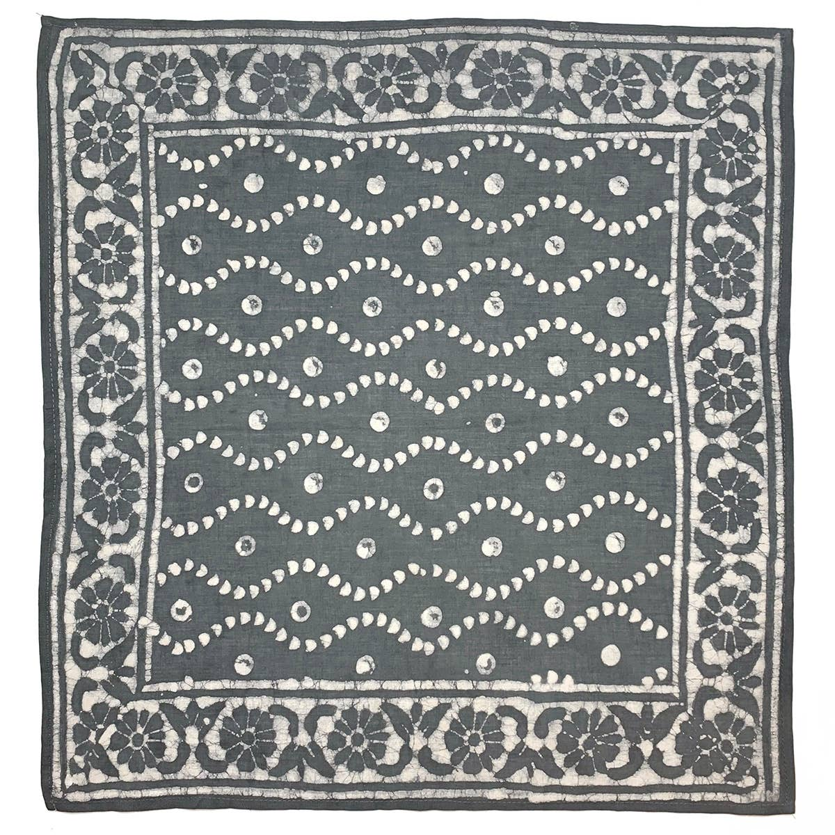 Bandana - Blue Waves/Floral