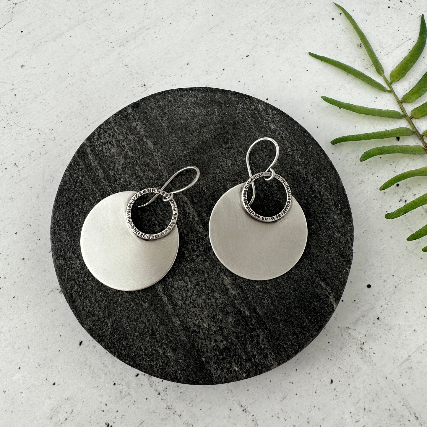 Sterling Silver Statement Earrings