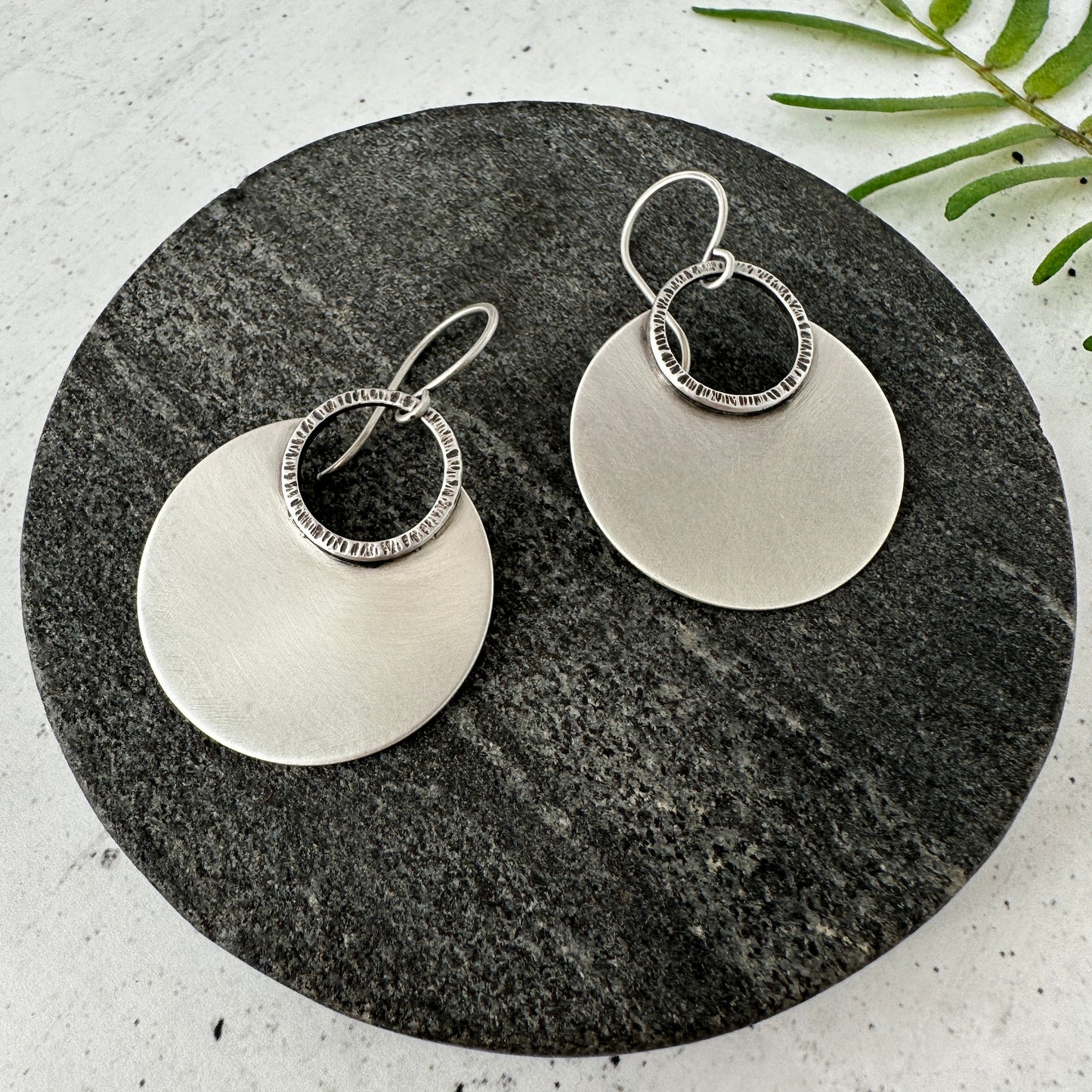 Sterling Silver Statement Earrings