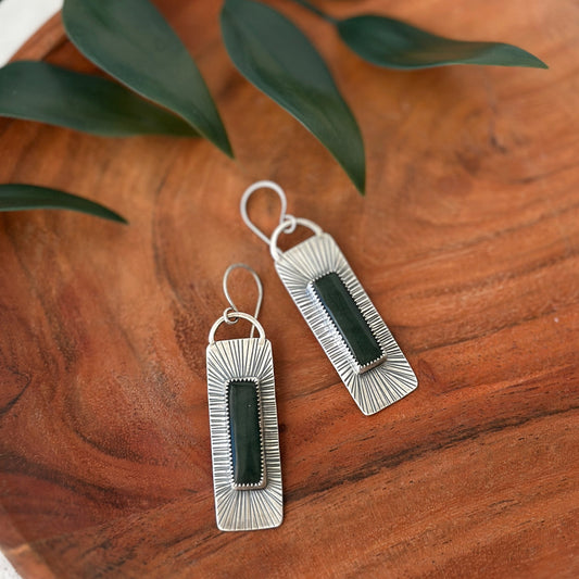 Mountain Jade Statement Earrings