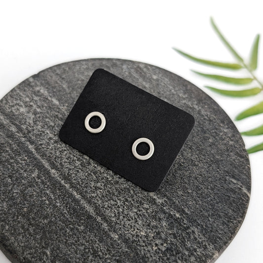 Open Circle Studs : Made to Order