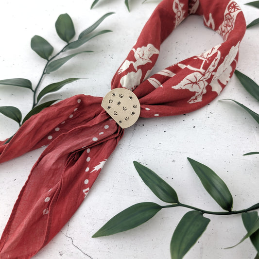 Make & Take Workshop : Confetti Stamped Scarf Slide : 3-3.5 hours