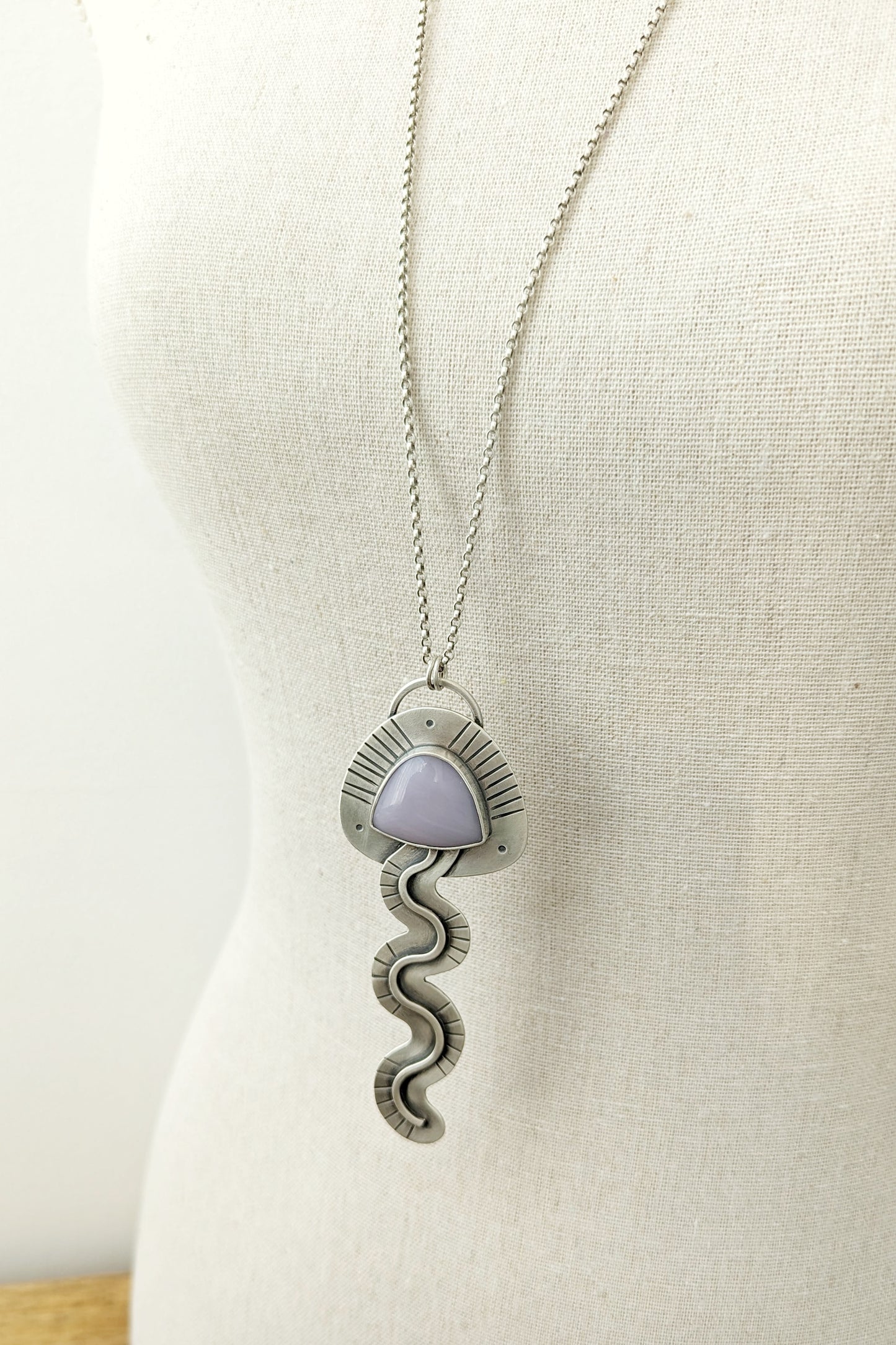 Yttrium Fluorite Statement Necklace