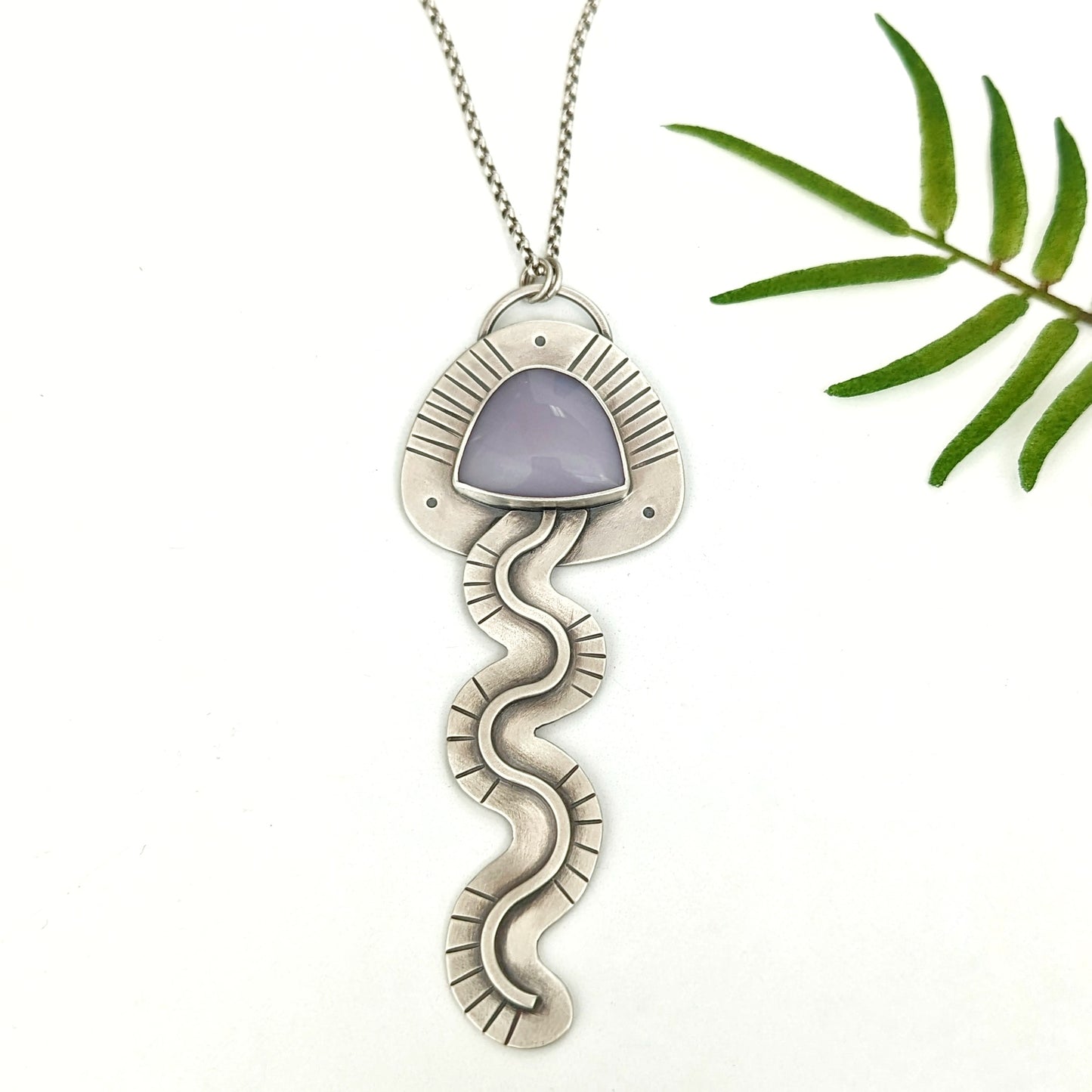 Yttrium Fluorite Statement Necklace