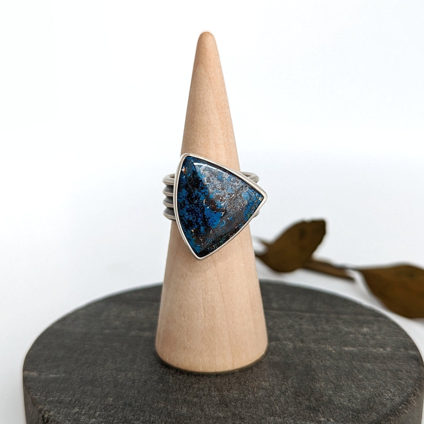 Shattuckite Statement Ring : Size 9.25