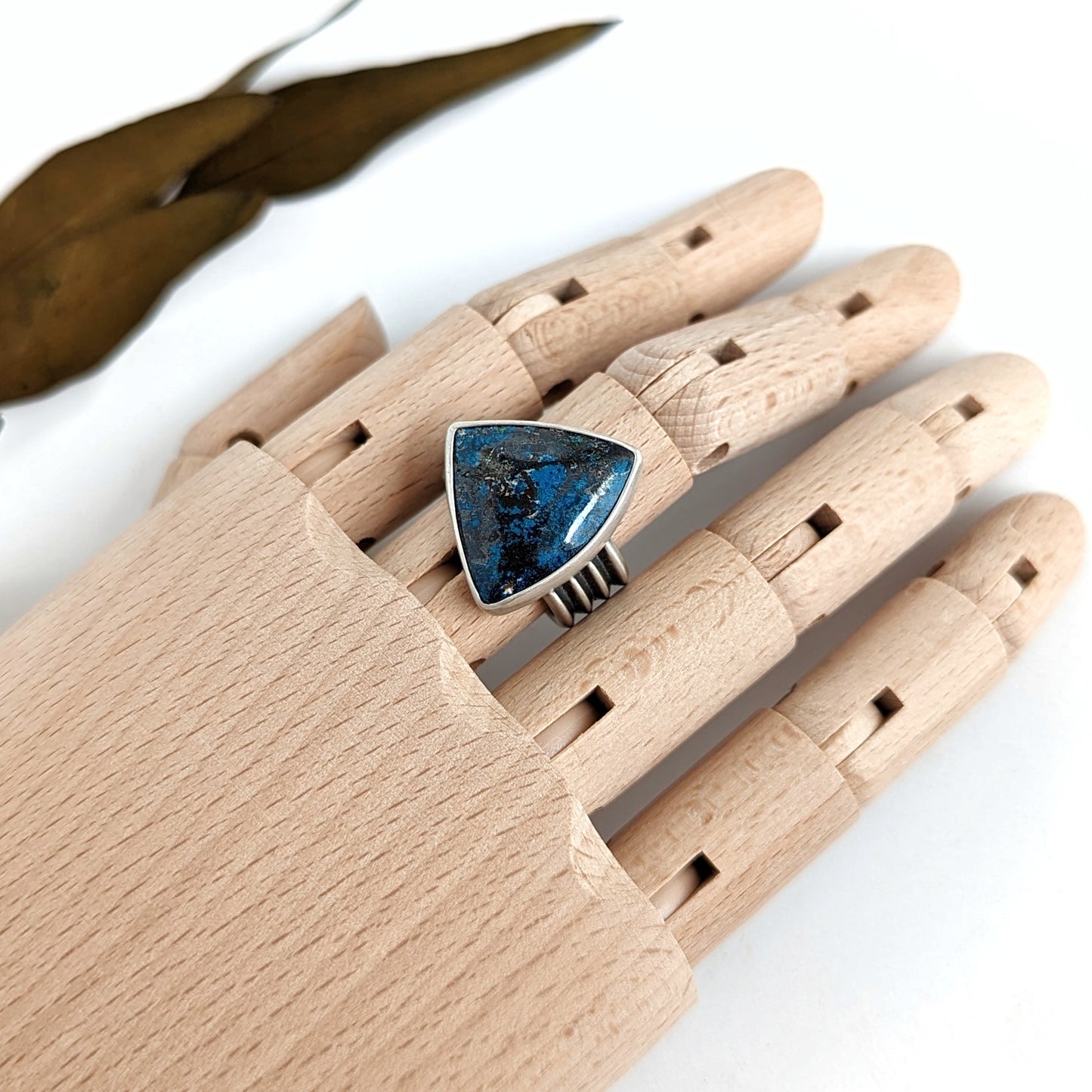Shattuckite Statement Ring : Size 9.25