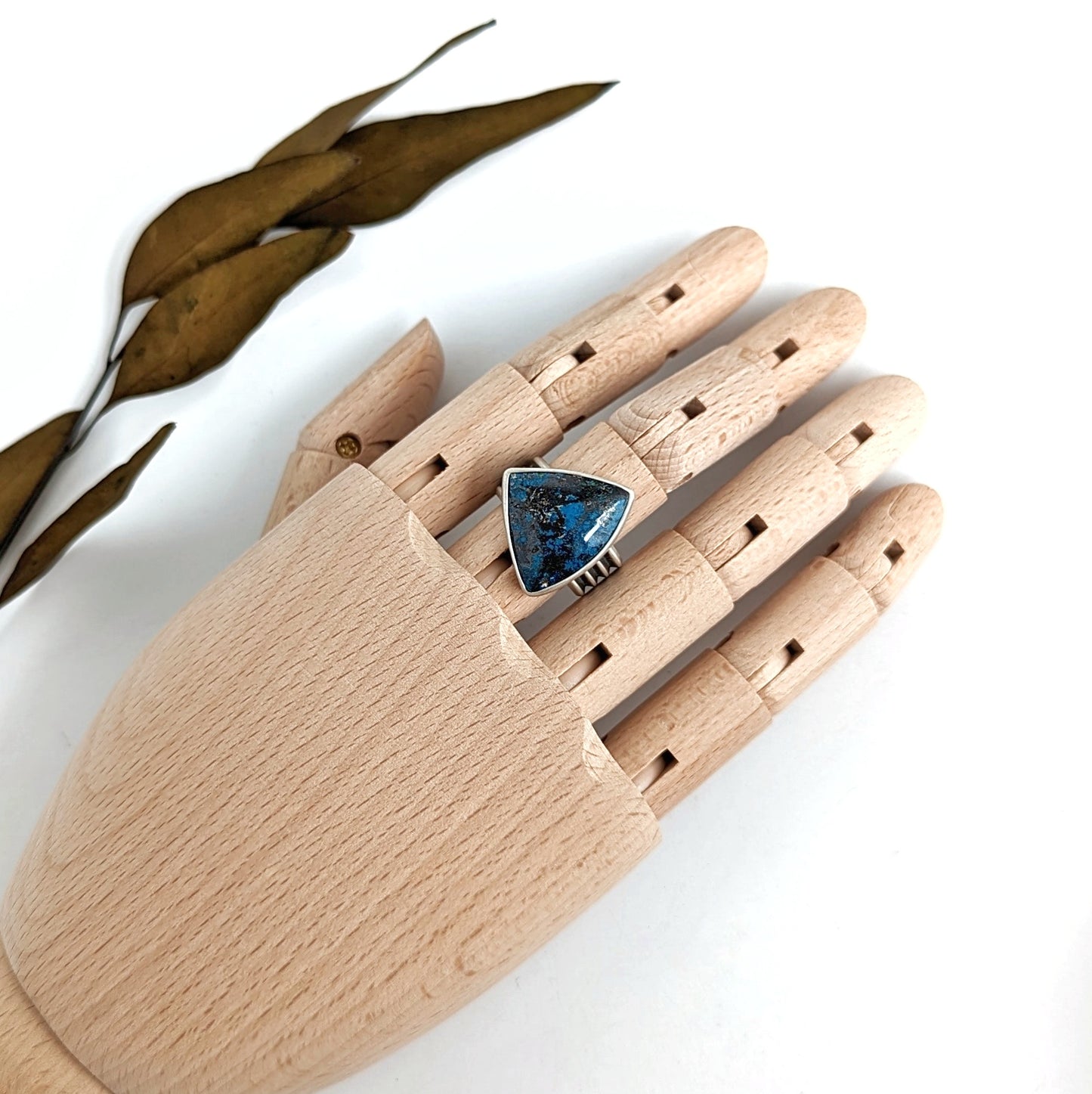 Shattuckite Statement Ring : Size 9.25