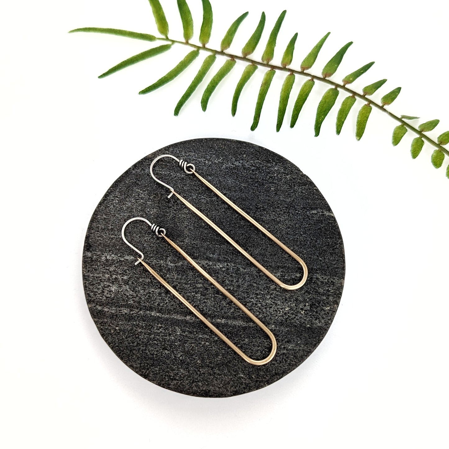 Mixed Metal Statement Hoops