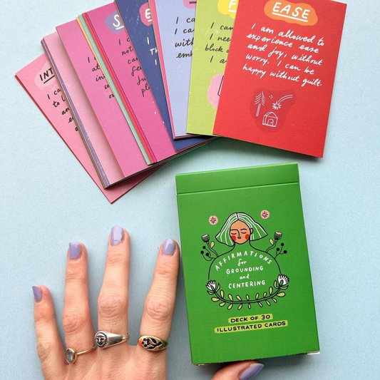 Affirmation Card Deck - Grounding & Centering