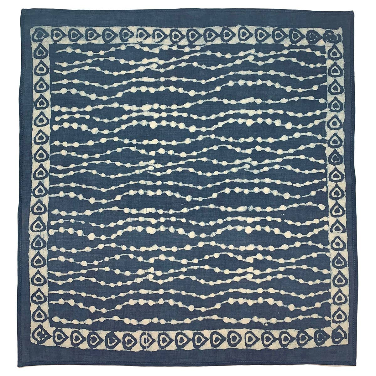 Bandana - Navy Stripes/Teardrop