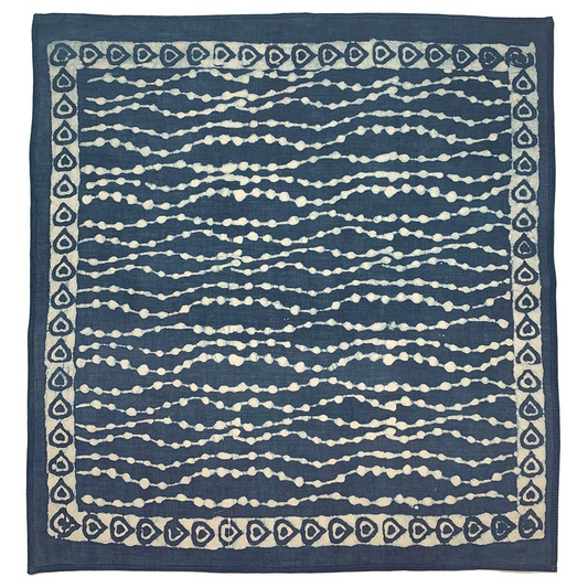 Bandana - Navy Stripes/Teardrop