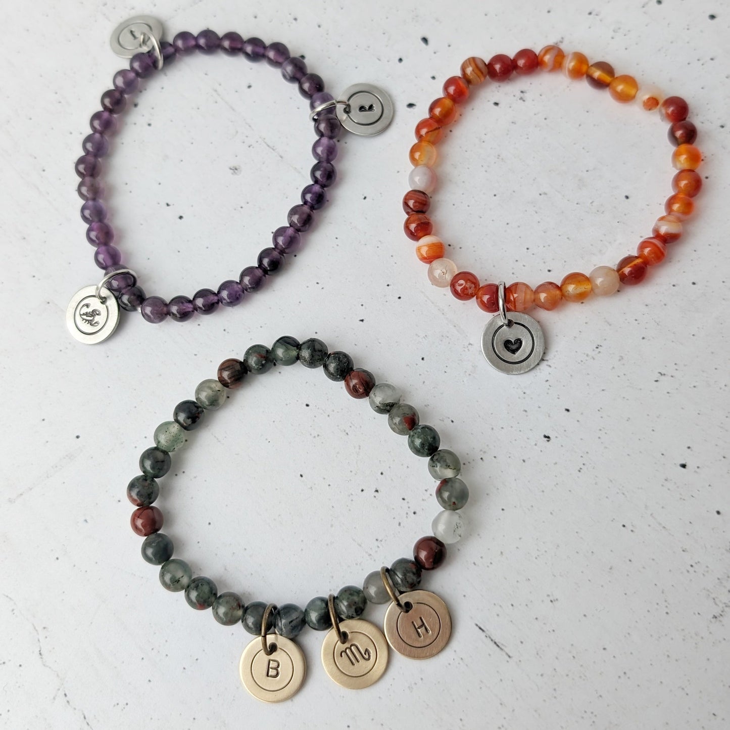 Stamped Charm Bracelet Workshop : Fri 12/1 @ 6pm