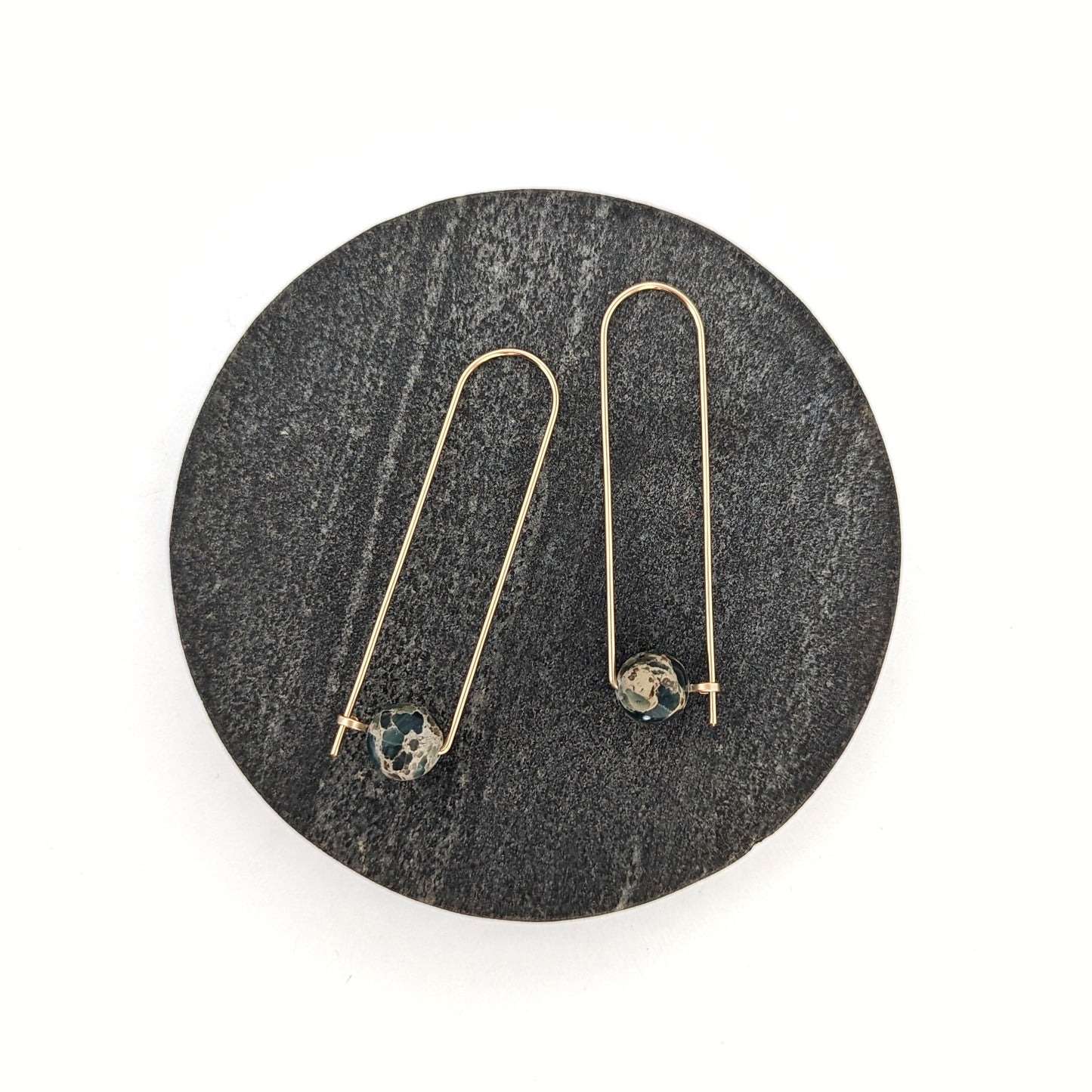Long Arc Hoops : Sediment Jasper : Made to Order
