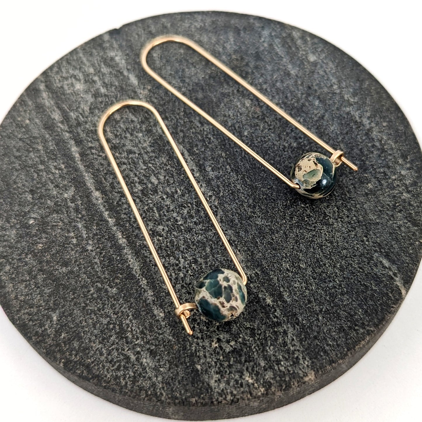 Long Arc Hoops : Sediment Jasper : Made to Order
