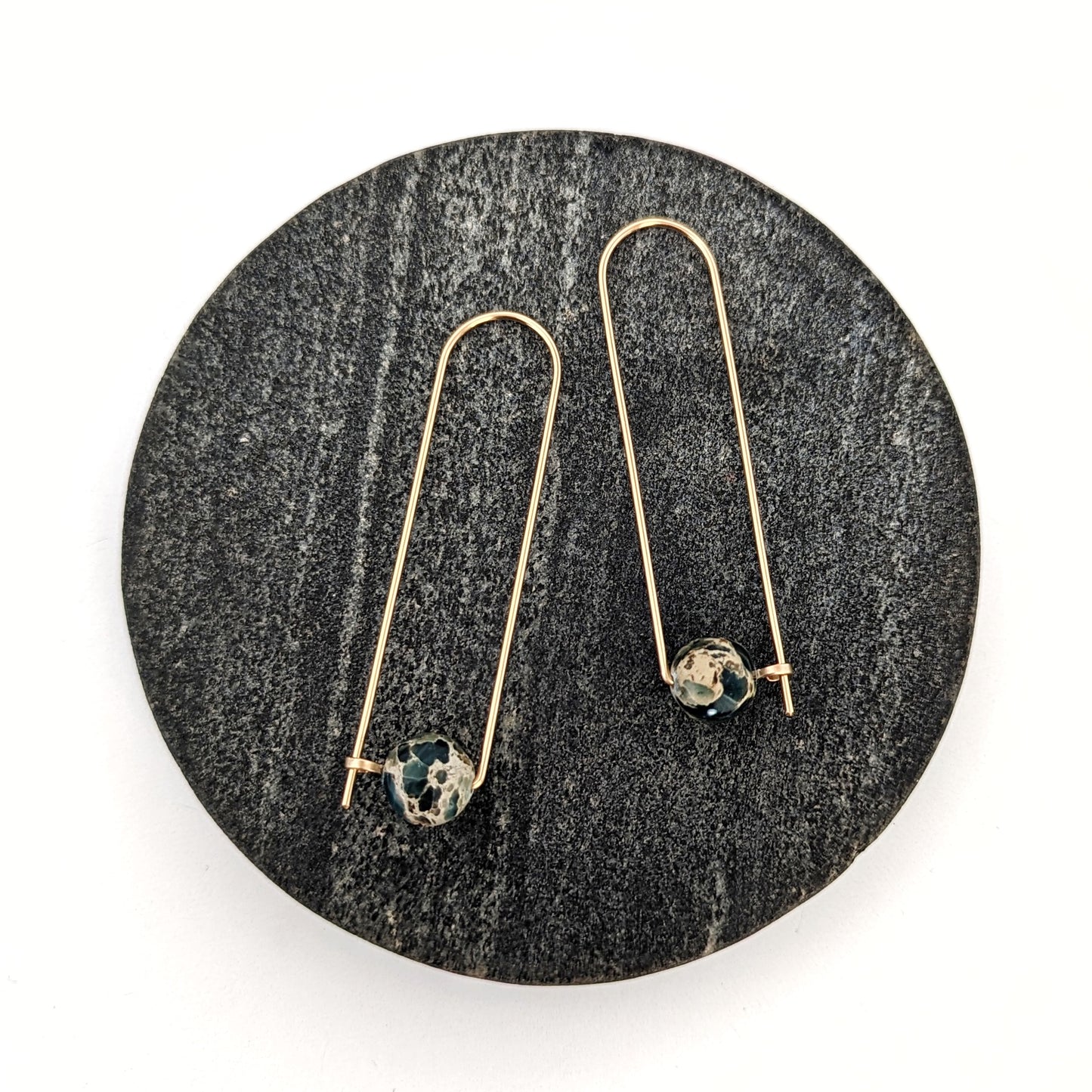 Long Arc Hoops : Sediment Jasper : Made to Order