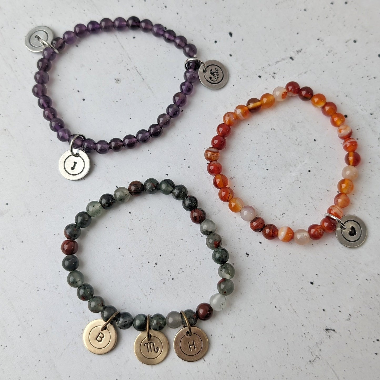 Stamped Charm Bracelet Workshop : Fri 12/1 @ 6pm