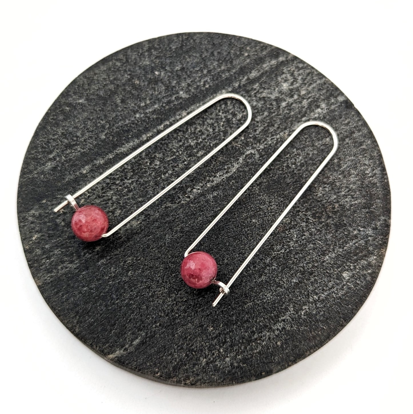 Long Arc Hoops : Thulite : Made to Order