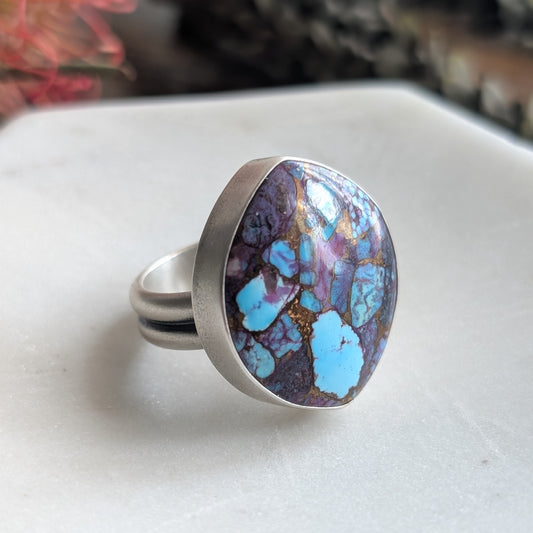 Composite Stone + Sterling Silver : Size 9.75