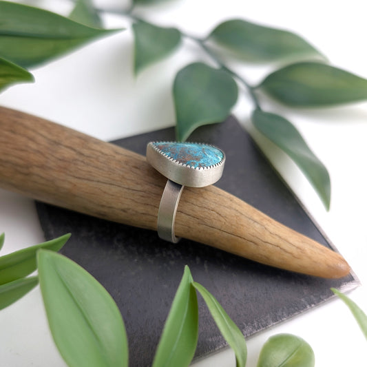 Shattuckite Ring : Size 8