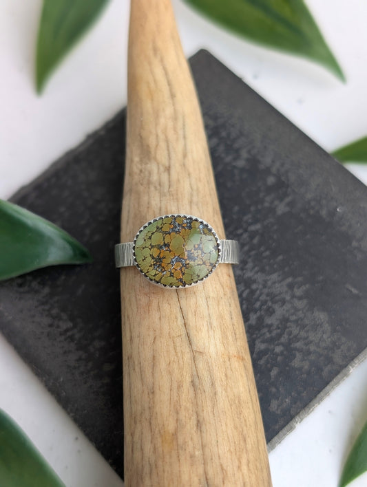 Damele Variscite + Sterling Silver : Size 11.25