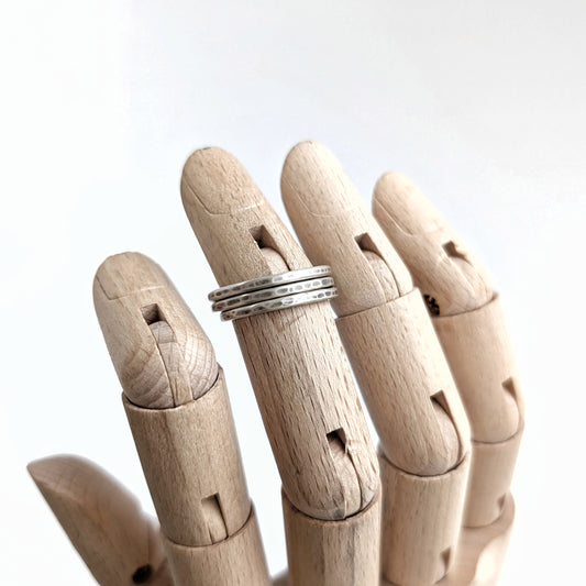 Make & Take Workshop : Hammered Stacker Rings : 2.5-3 hours