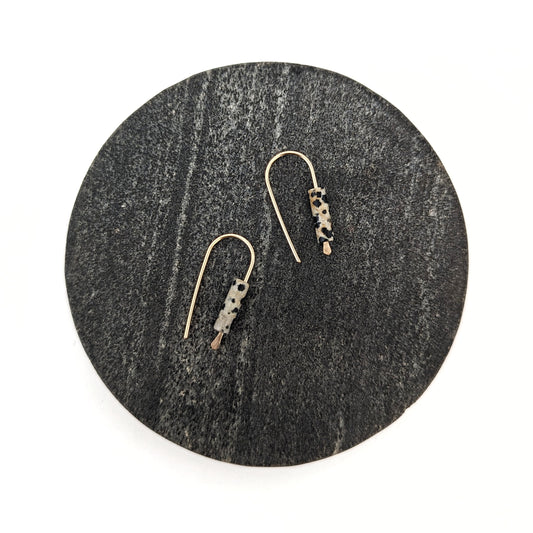 Open Hoops : Dalmatian Jasper : Made to Order