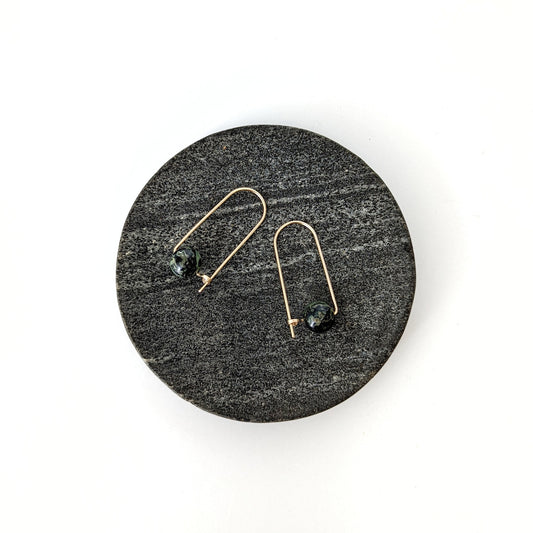 Arc Hoops : Kambaba Jasper : Made to Order