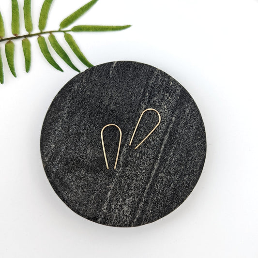 Simple Open Hoops : Made to Order