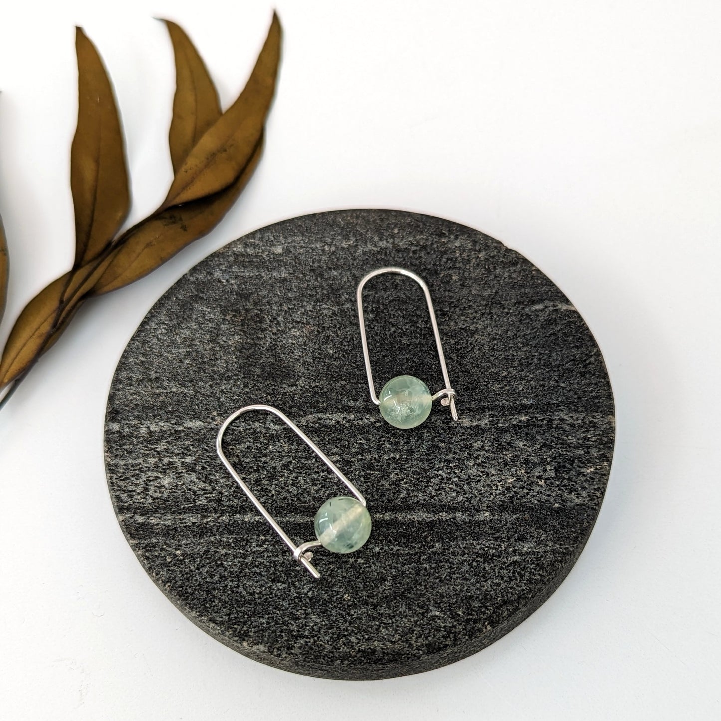 Arc Hoops : Prehnite : Made to Order