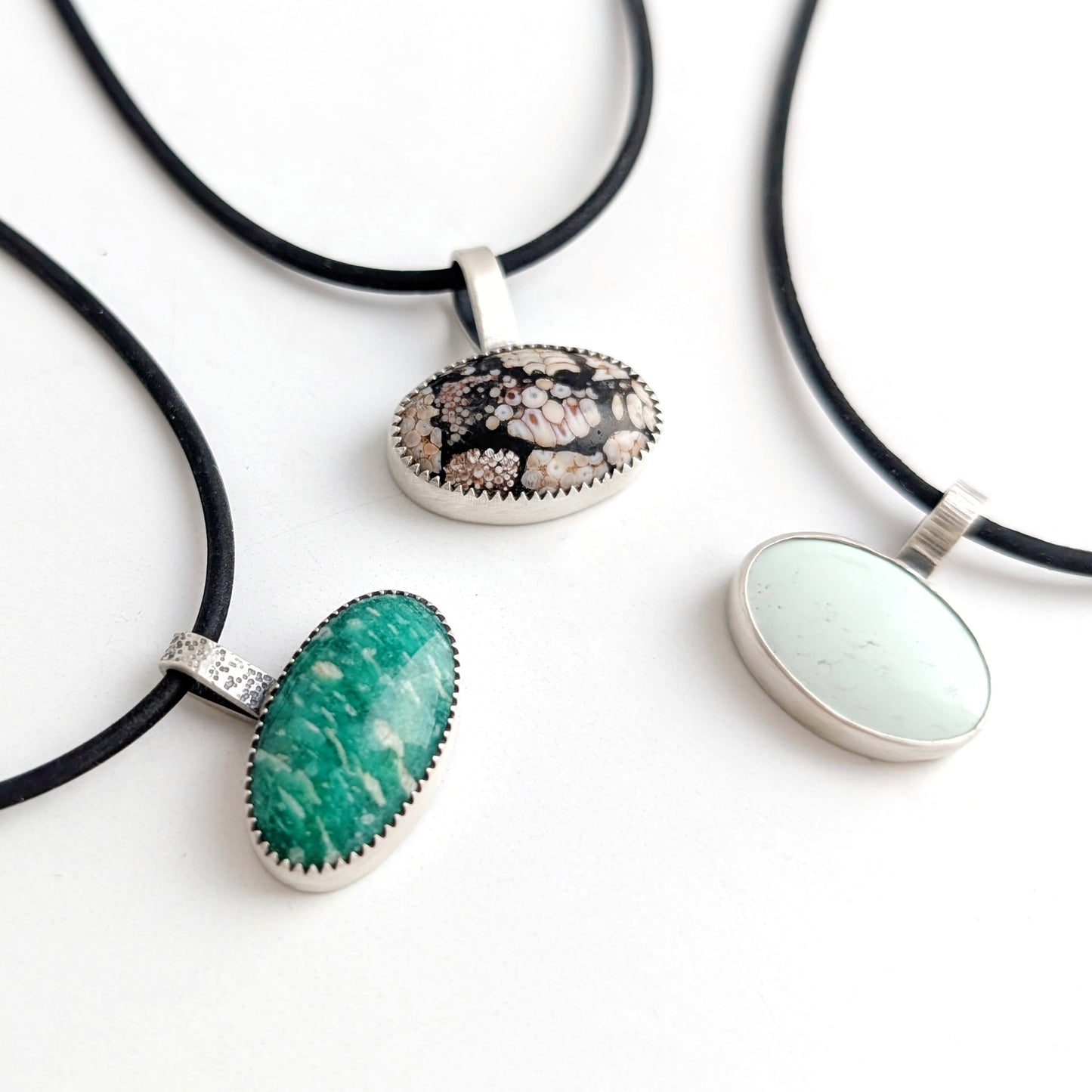 Amazonite Pendant Necklace