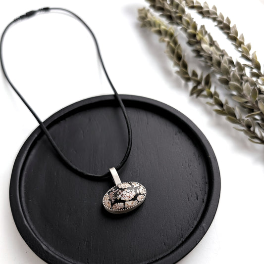 Wrasse Fossil Composite Pendant Necklace