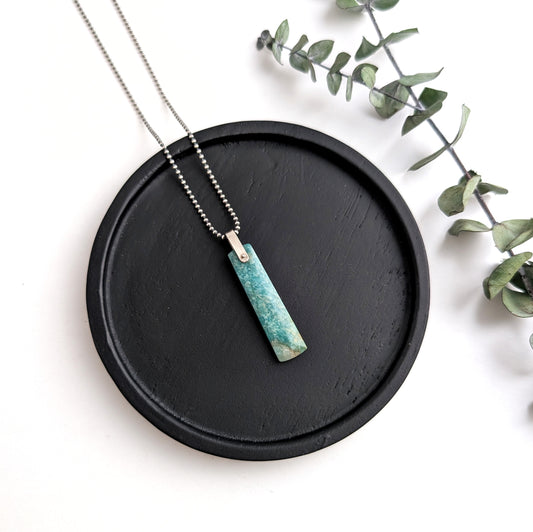 Amazonite Pendant Necklace