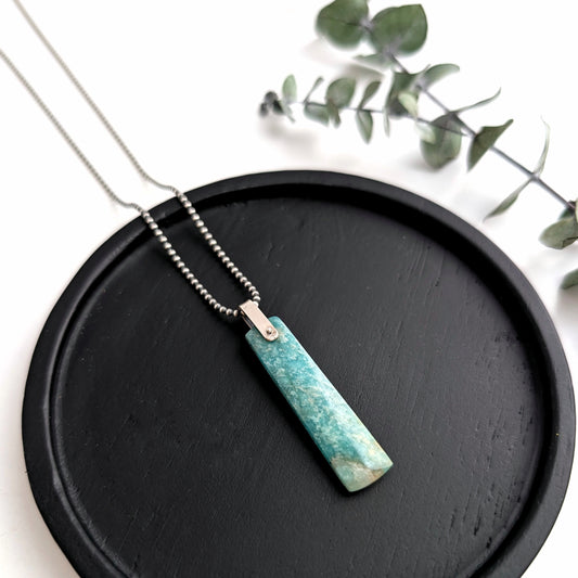 Amazonite Pendant Necklace