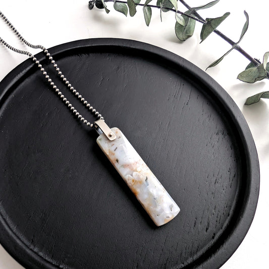 Ocean Jasper Pendant Necklace