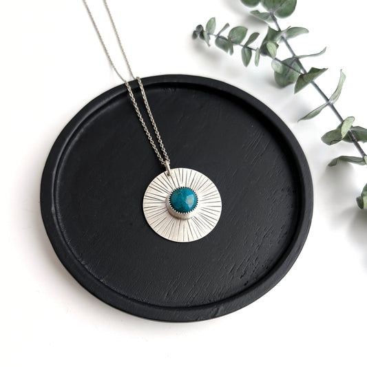 Chrysocolla Pendant Necklace