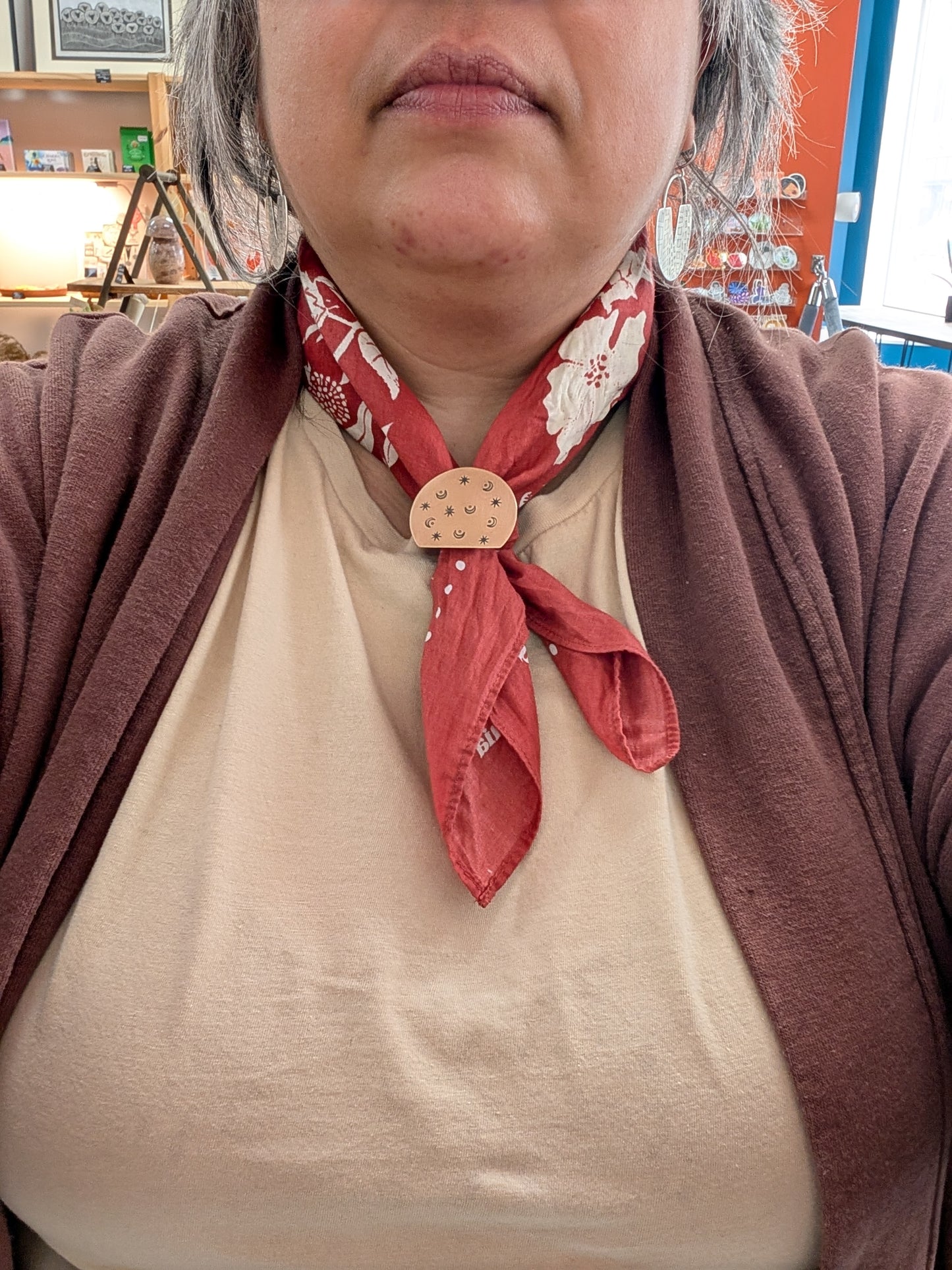 Make & Take Workshop : Confetti Stamped Scarf Slide : 3-3.5 hours