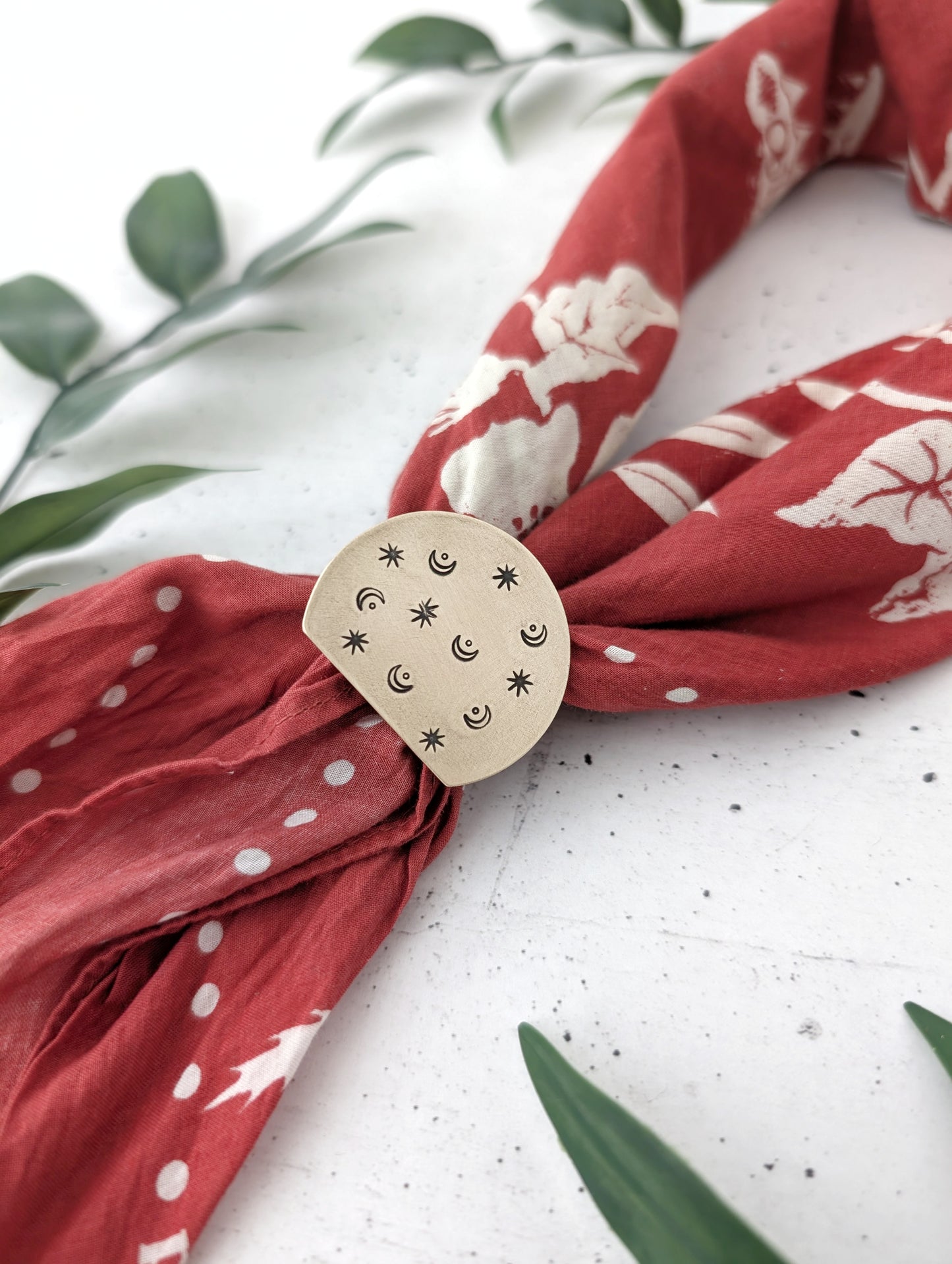 Make & Take Workshop : Confetti Stamped Scarf Slide : 3-3.5 hours