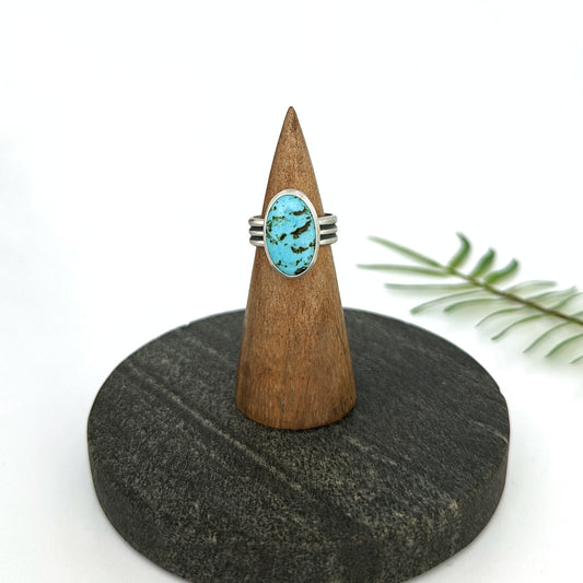 Kingman Turquoise Ring : Size 7.5