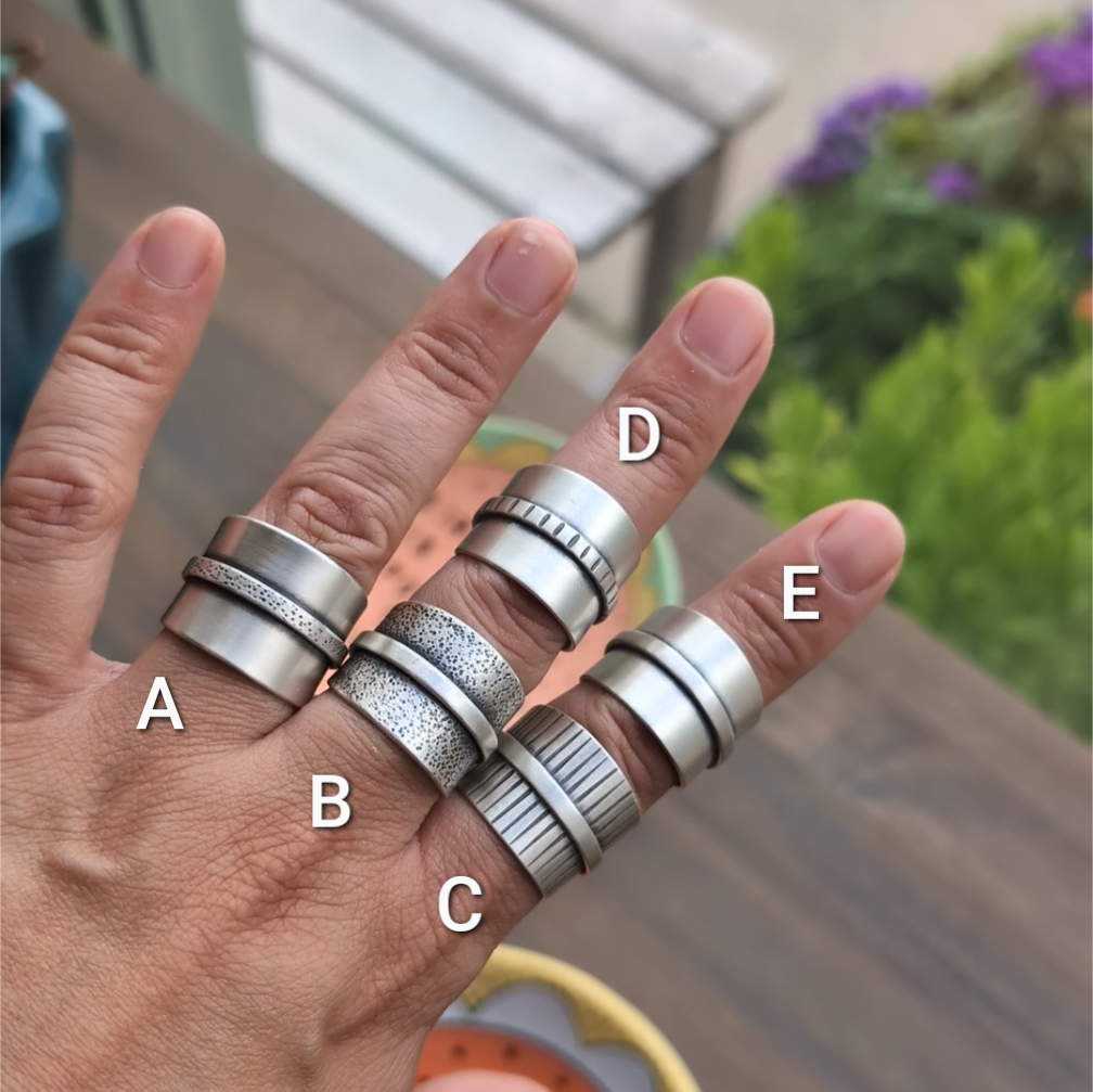 Adjustable Everyday Silver Ring Made to Size