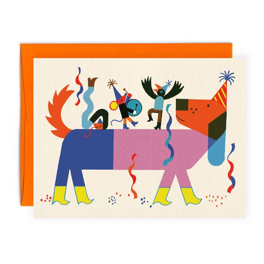 Greeting Card - Boom
