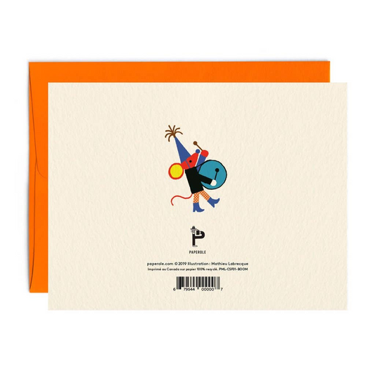 Greeting Card - Boom