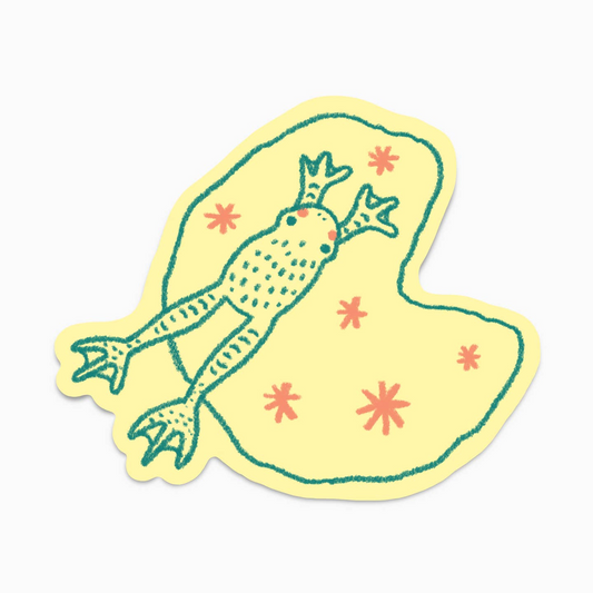 Sticker - Frog on a Lilypad