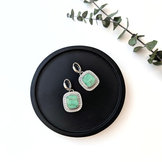 Utah Variscite Dangle Earrings