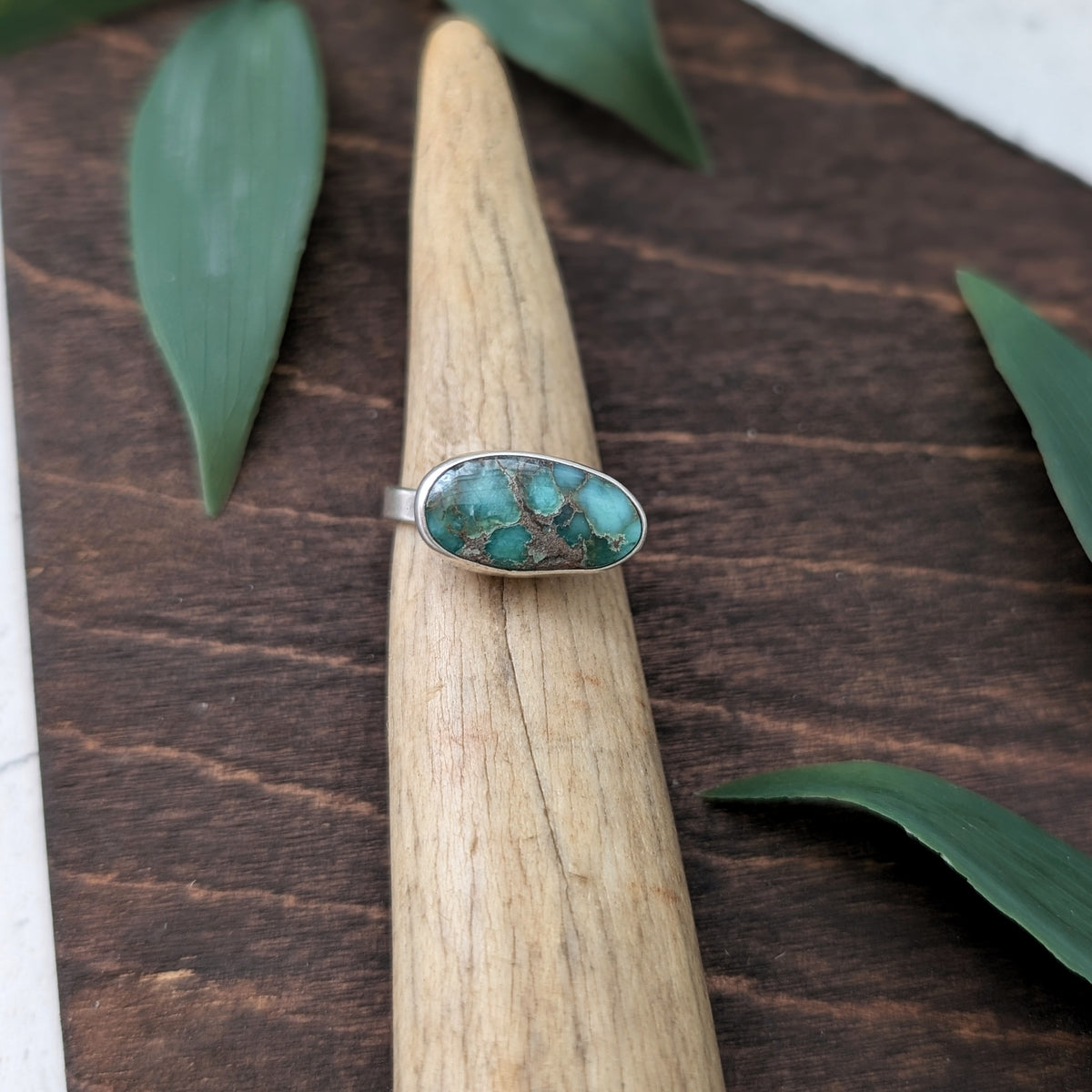 Damele Variscite + Sterling Silver : Size 8.25