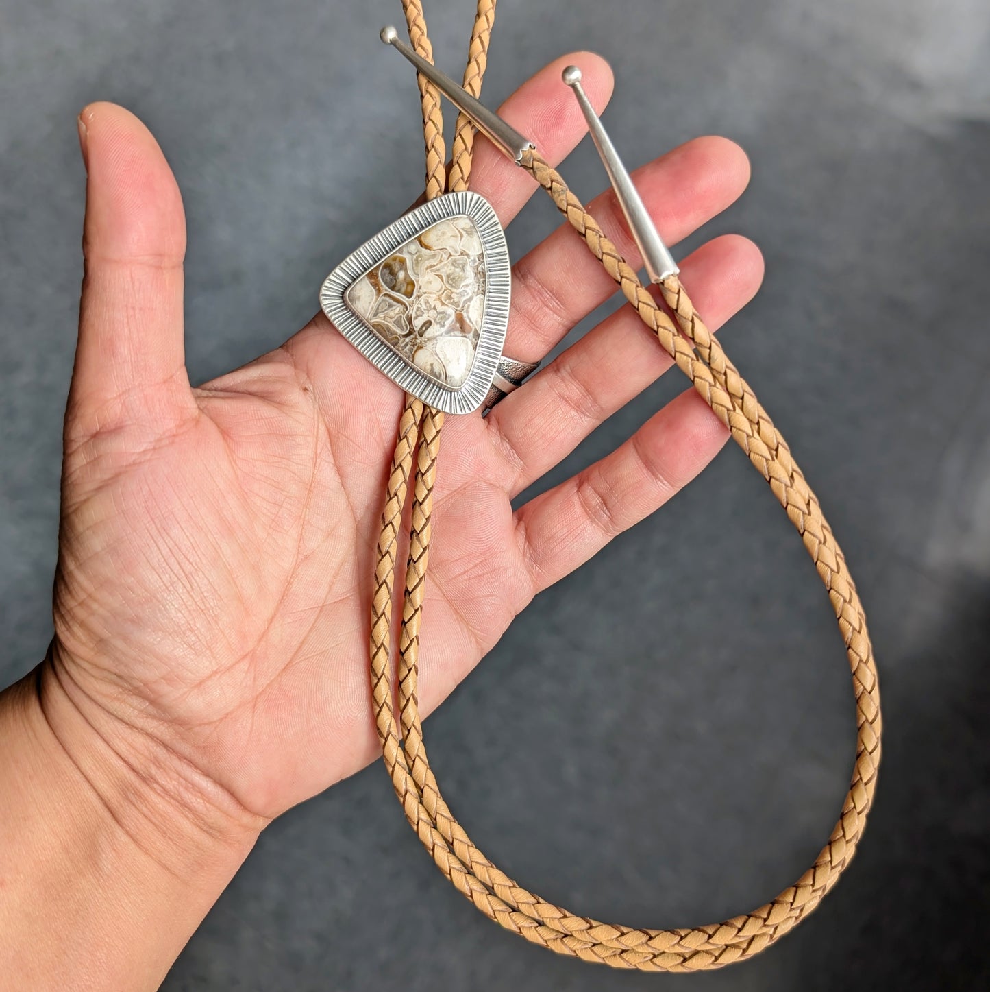 Fossilized Peanut Wood Statement Bolo