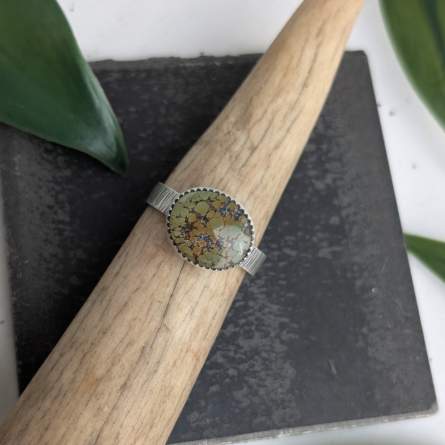Damele Variscite + Sterling Silver : Size 11.25