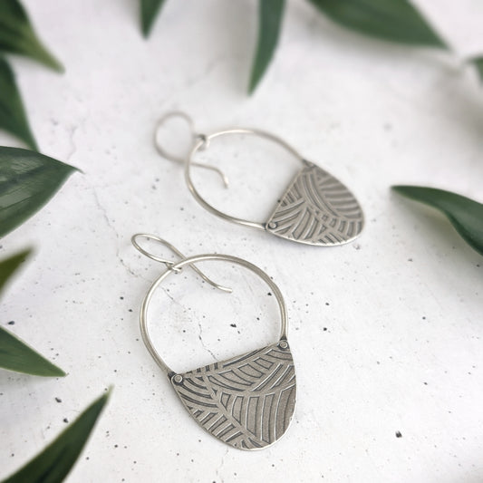 Textured Rivet Earrings