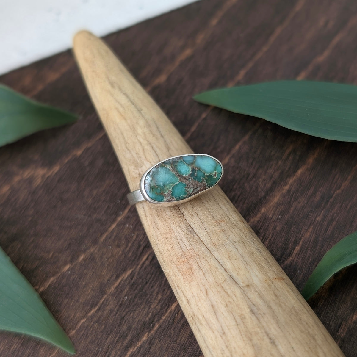 Damele Variscite + Sterling Silver : Size 8.25